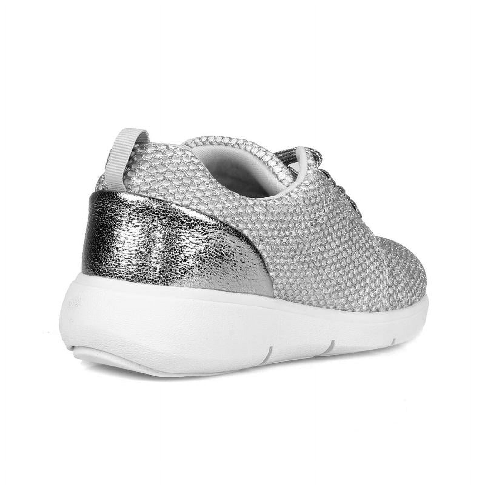Fahrenheit Women's Dora Low-Top Metallic Mesh Street Sneaker