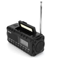 thumbnail image 3 of Lámpara de lectura de radio meteorológica de emergencia de 10000 mAh para acampar al aire libre (negro), 3 of 9