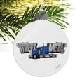 thumbnail image 5 of Street Metal Semi Tractor Trailer Truck Cab Acrylic Christmas Tree Holiday Ornament, 5 of 8