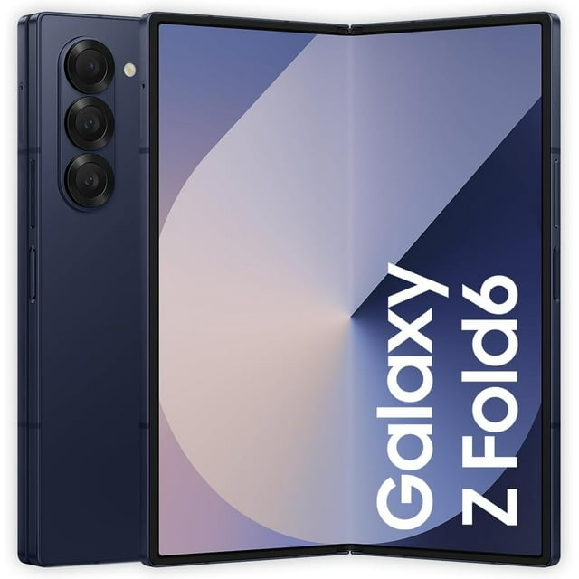 Samsung Galaxy Z Fold 6 1TB Azul Marino Desbloqueado (Reacondicionado)