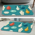 thumbnail image 5 of FeBohao Bath Mat Bathroom Rug Ultra Absorbent Quick Dry Technical Cloth Fabric Kitchen Living Room Carpet Pad Rubber Backed Large Rectangle Durable Summer Fit Map Innovative Child Bowling Balls, 5 of 5