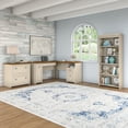 thumbnail image 7 of Fairview L Desk with File Cabinet & Bookcase in Antique White - Engineered Wood, 7 of 7