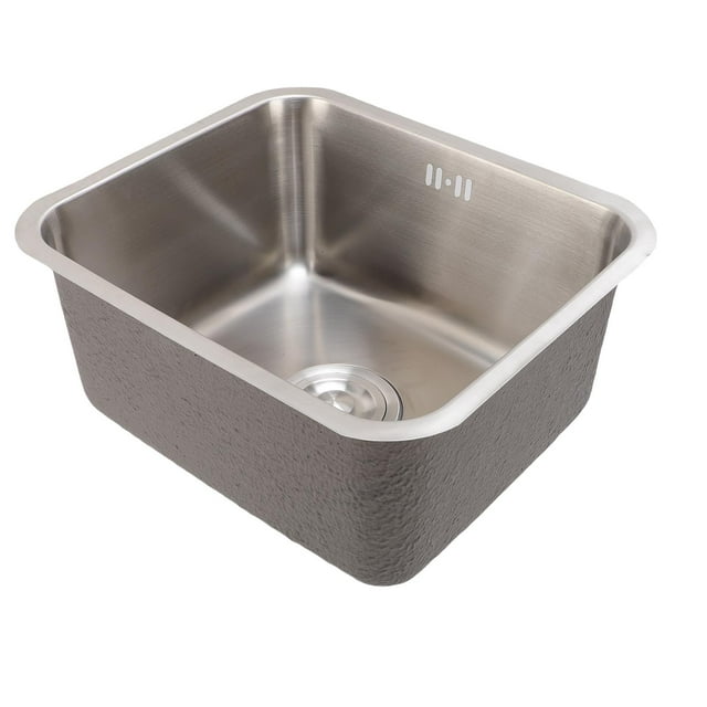 Fregadero De Cocina Bajo Encimera, Fregadero De Barra Rectangular, Acero Inoxidable 304 De Estilo Moderno Para El Hogar