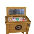 thumbnail image 2 of Backyard Expressions 45 qt Wooden Cooler, Brown, 2 of 2