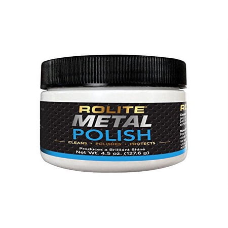 Rolite Metal Polish Paste Automotive Polishes 4.5 oz