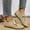 Khaki, variant on YOUYEDIAN Mary Jane Shoes Women Versatile Slip On Comfy Fashion Round Toe Lace-up Flats Casual Low Heel Outdoor Walking Shoes