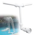 thumbnail image 1 of Waterfall Pool Spray Pool Fountain Pool Sprayer Hydrodynamic Adjustable Aerator Swimming Pool Waterfall For 1.5 Inch Interface (white), 1 of 5