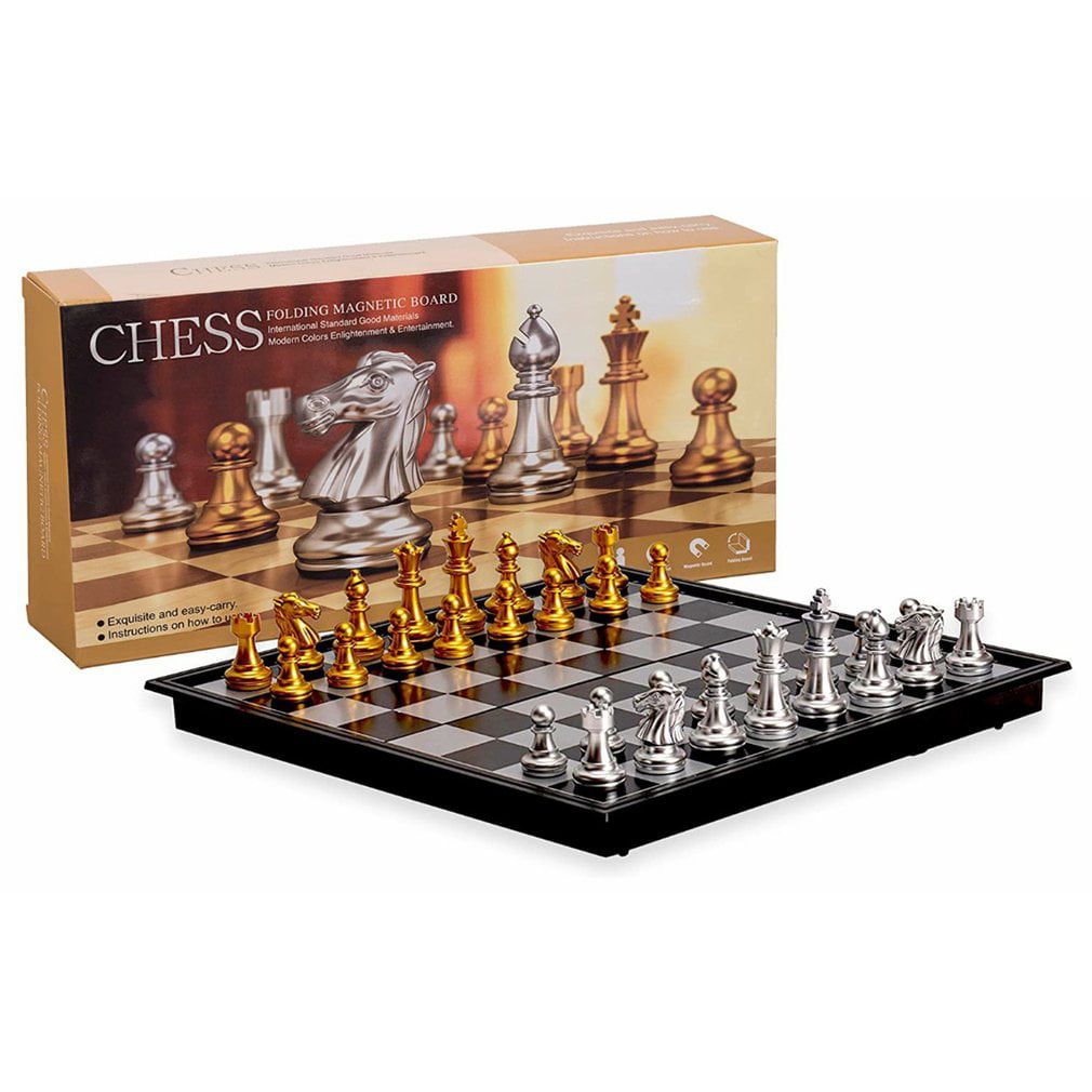 Mini Magnetic Folding Chess Board Game Set High quality Chess 18*18 to 36*36cm 