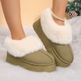 thumbnail image 3 of Women’s Slip-On Suede Ankle Moccasin Boot - Waterproof & Anti-Slip Design with Thick Sole for Indoor Warmth and Snow Conditions, 3 of 6
