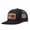 Black, variant on Vintage Floral Rose Leather Patch Embroidered Color Block Trucker Hat Unisex Adjustable Cotton Breathable Fashion Cap for Travel Daily Wear