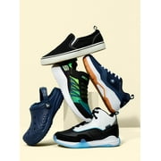 Wonder Nation Baby, Toddler, and Boys Casual Slip-On Sneakers
