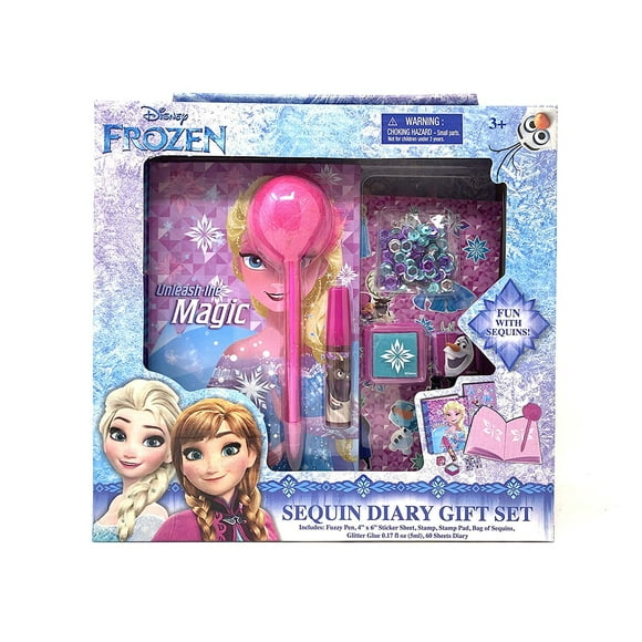 Ensemble de Papeterie - Disney - Frozen 2 - Ensemble Cadeau Journal à Sequins Nouveau 439480