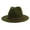 Army Green, variant on Hat Womens Wide Brim Wool Felt Flat Top Fedora Hat Party Church Trilby Hats Cap Winter Fall Hats for Women Clearance