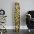 thumbnail image 2 of DecMode 45" Coral Cutout Tall Floor Gold Aluminum Metal Vase, 2 of 7