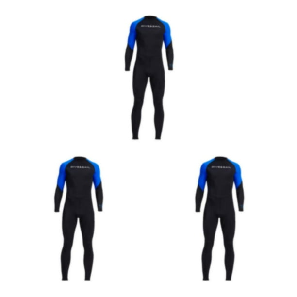 Greeniant Men Diving Wetsuit for Water Sports Warm Wet Surf Zip Suit Back Full Body Type1 NO1