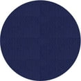 thumbnail image 1 of Ahgly Company Indoor Round Patterned Night Blue Area Rugs, 4' Round, 1 of 1
