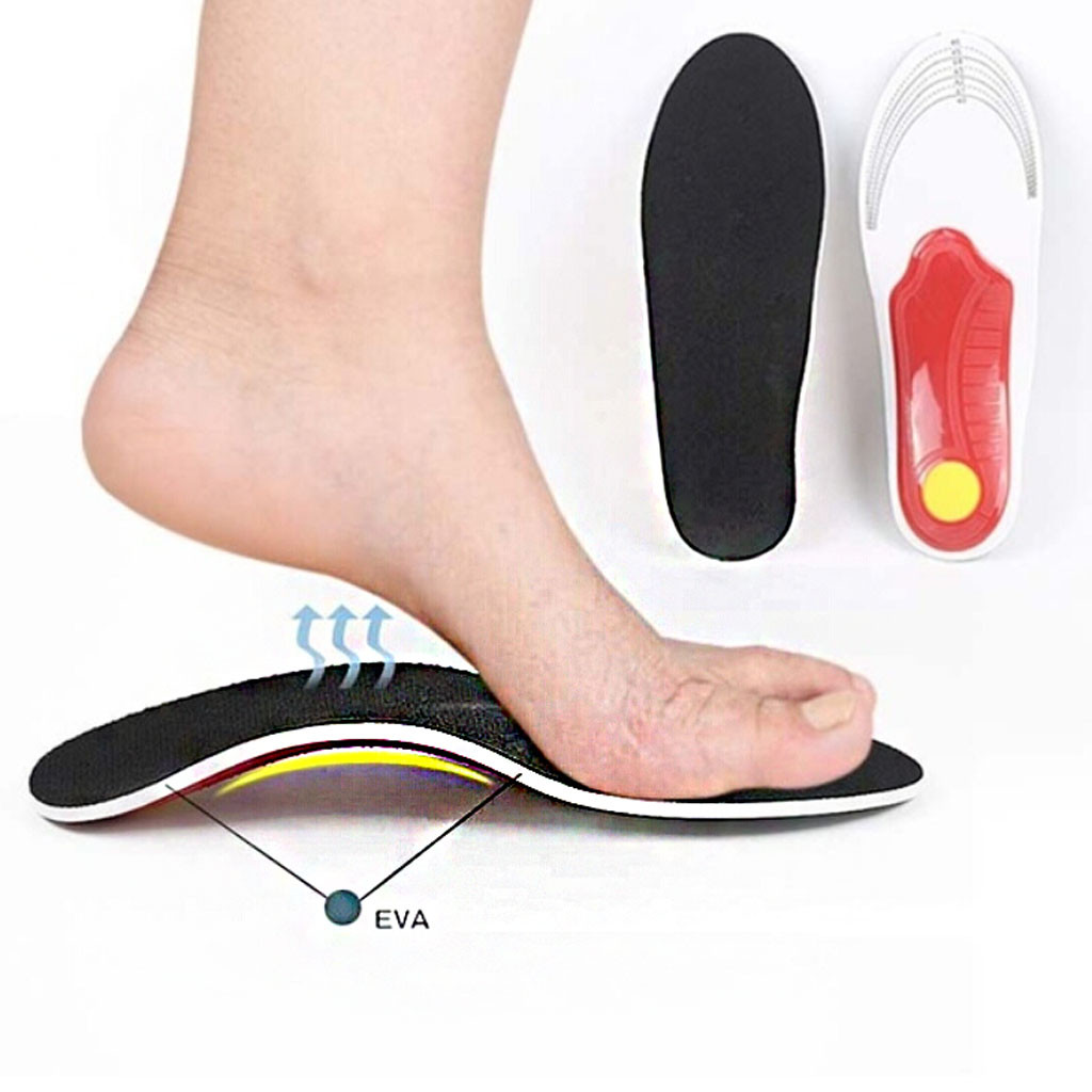 Orthopedic Insole Arch Support Flat Feet Inserts Foot Care for Plantar ...