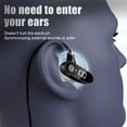 thumbnail image 4 of Bone Conduction Headphones, 2026 Upgrade Open-Ear Wireless Bluetooth Workout Headphones with Microphones, 8Hr Playtime, Waterproof Earphones for Sports, Running, Gym, Hiking, Cycling (Blue), 4 of 10