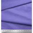 thumbnail image 2 of Soimoi Purple Cotton Voile Fabric Diagonal Stripe & Dots Print Sewing Fabric Yard 42 Inch Wide, 2 of 3