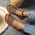 thumbnail image 6 of Mepaouo Orthopedic Sandals for Women 2042 Arch Support Slides Comfort Platform Walking Slip on Shoes Brown, 6 of 8