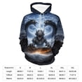 thumbnail image 7 of LAOLIUSN Men's Traditional Dragon Hoodie Funny Anime Graphic Sweatshirts Size S–4XL, 7 of 7