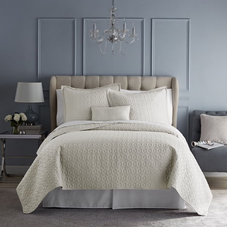 Hotel Style Coverlet Set, King, Off-White, 0 Piece
