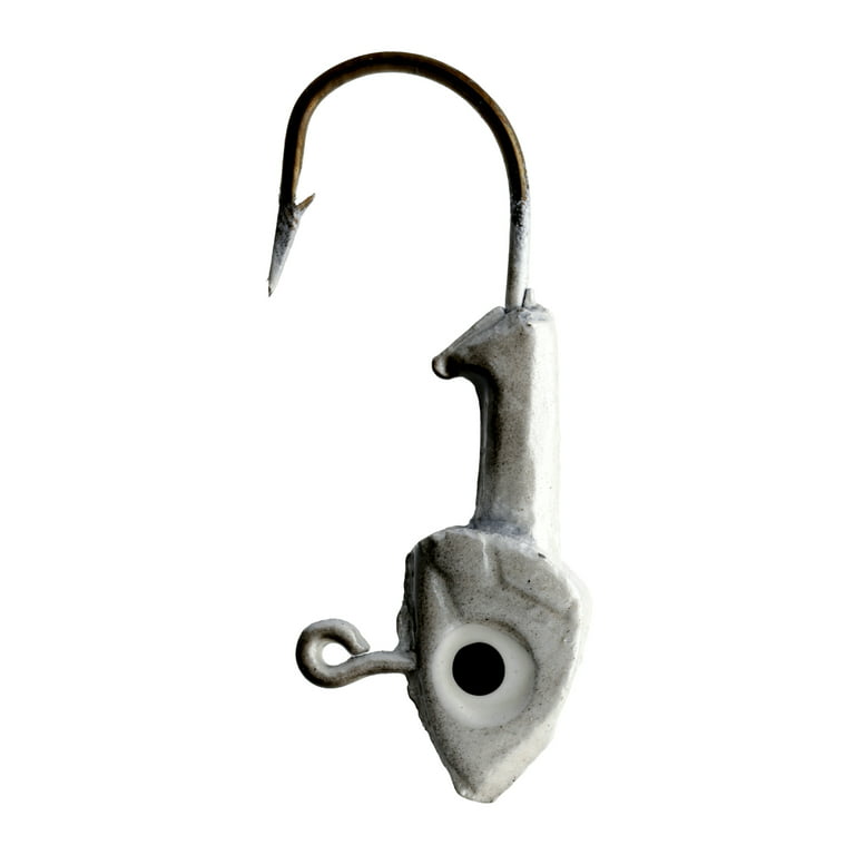 Eagle Claw Panfish Swimbait Head Jig - 1/32oz - Color Black Pearl