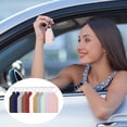 thumbnail image 6 of 4.3" PU Sublimation Keychain Blanks, Leather Key Fob with Rings for DIY Craft Car Key, Red, 6 Pack, 6 of 6
