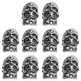 thumbnail image 3 of Colgantes de cabeza de calavera de aleación Jadeshay 10 piezas llaveros rendimiento sólido, 3 of 14