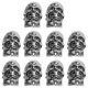 thumbnail image 2 of Colgantes de cabeza de calavera, 10 piezas Colgantes de cabeza de calavera de aleación con llaveros con orificio Colgantes de cabeza de calavera Valor inmejorable, 2 of 9