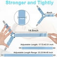 Bed Sheet Straps Set 4+2 Pcs. Sheet Holders for Corners, Bedsheet Clips