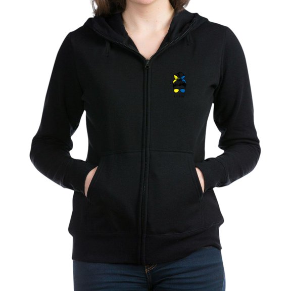 CafePress - Womens I Stand With Ukraine Ukraine For Sweatshirt - Women's Zip Hoodie