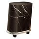 thumbnail image 3 of Cubo de basura con ruedas extraíbles, cesta para basura, ahorra espacio, tapa sellada. Negro, 3 of 9