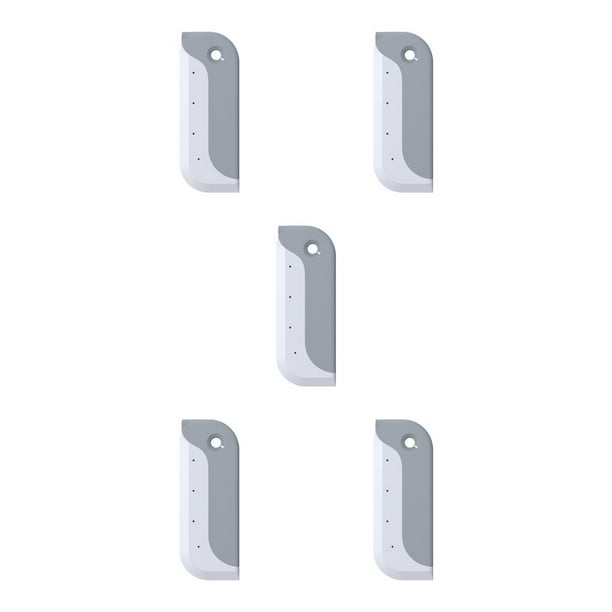 Yuarrent Limpiaparabrisas reutilizable para limpieza de ventanas, limpiaparabrisas para espejo de azulejo doméstico, portátil, para Gris 5Conjunto