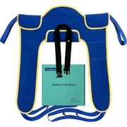Padded Lift Sling for Toileting with Color-Coded Lifting Straps, Transfer Sling for Elderly Individuals, Post-Surgery Patients and People with Disabilities, Toilet Assist Devices (Medium)