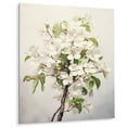 thumbnail image 2 of Designart "Apple Blossom Monochromatic gracefulness XXV" Apple Blossom Metal Wall Art, 2 of 5