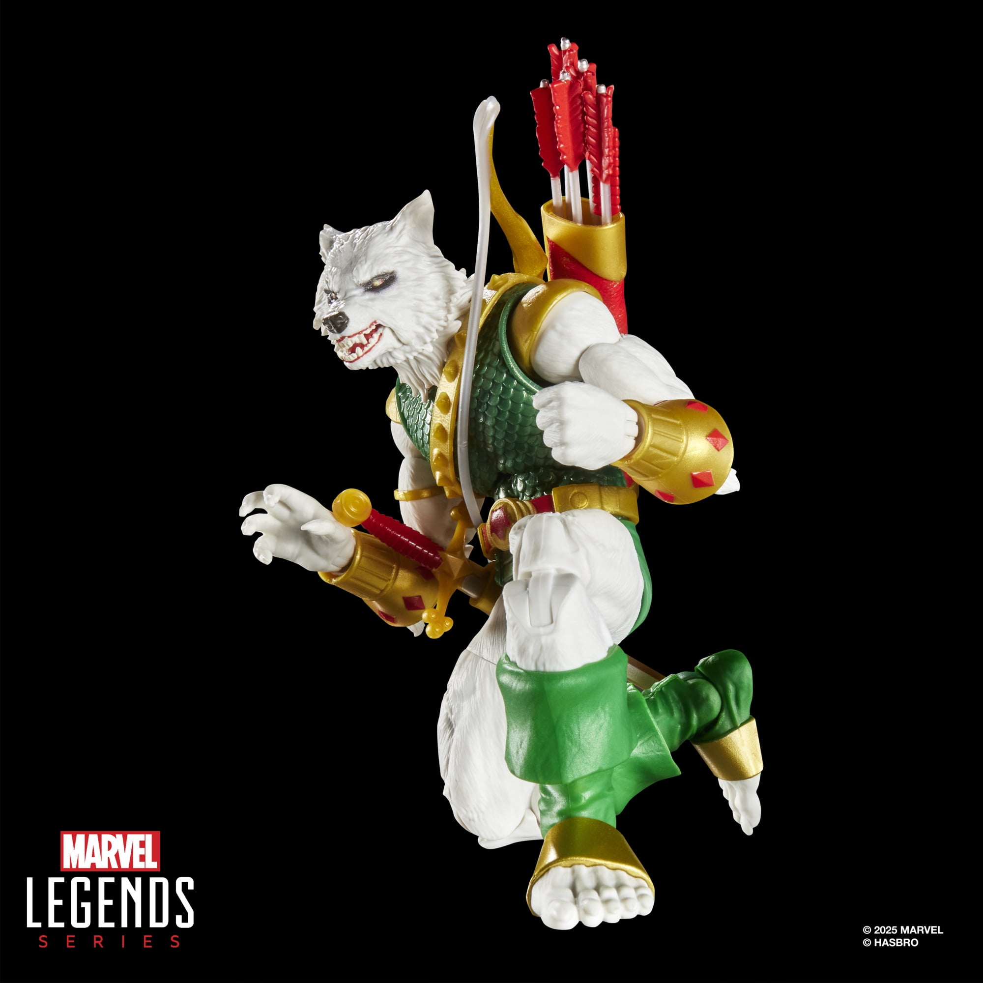 Marvel Legends Series Magic: The Gathering, figurine Man-Wolf avec carte premium exclusive