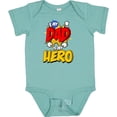 thumbnail image 3 of Inktastic Dad is My Hero Boys or Girls Baby Bodysuit, 3 of 5