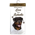 thumbnail image 1 of E&S Pets Rottweiler Kitchen Towels, Off-white Small, 1 of 2