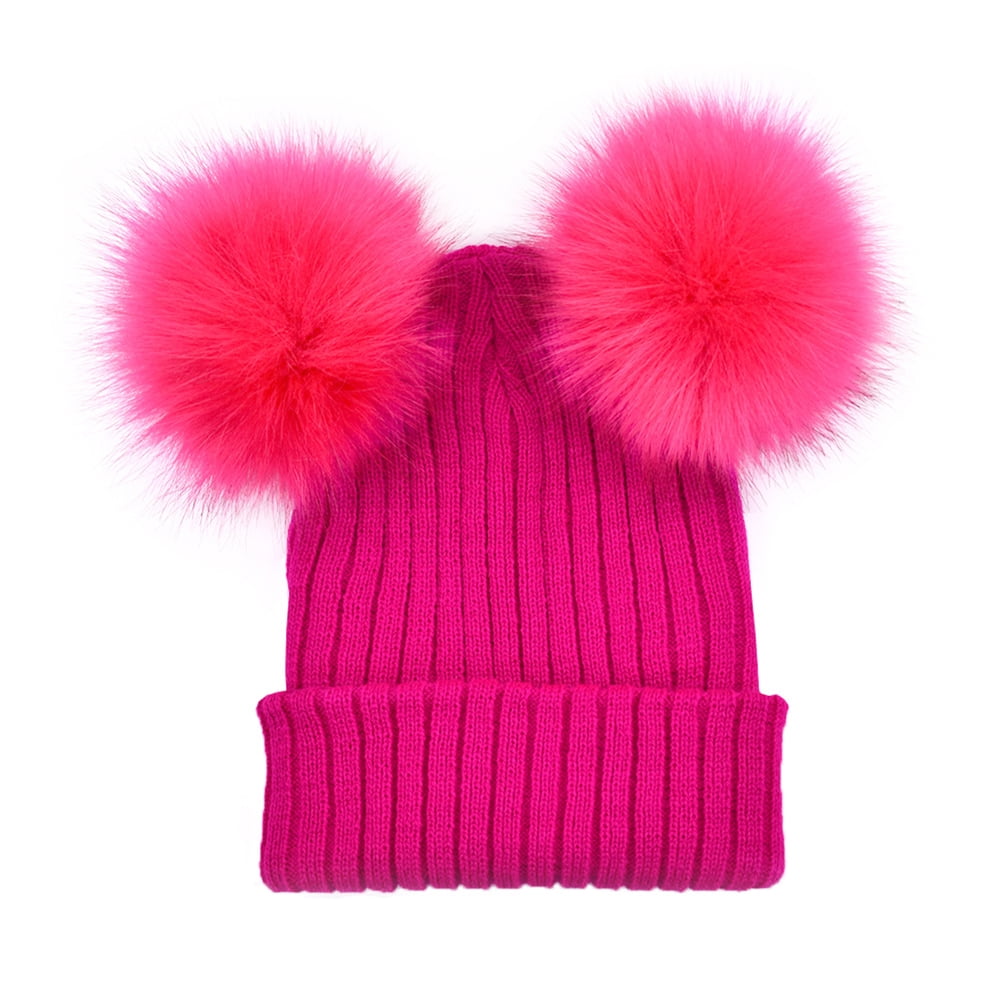 Winter Chunky Knit Beanie Hat 