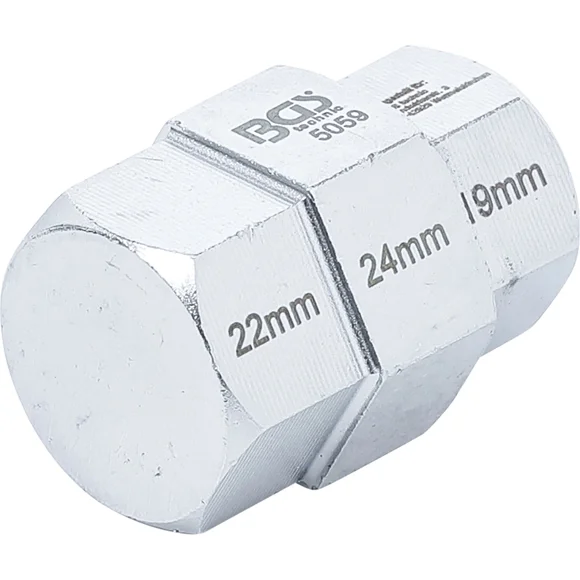 DADO para EJE DELANTERO MOTOCICLETA BGS 5059 19-22-24MM