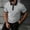 #Gray, variant on DPTALR Men's Fashion Contrast Trim Waffle Knit T-shirt with Pocket,Gray,Big Men's,Tall Men's XXL,Young Men's T-shirt