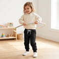 thumbnail image 4 of Resinta 3 Pack Toddler Girls Boys Sweatpants Kids Casual Athletic Pull-On Cotton Jogger Pants with Drawstring for Boys Girls, 4 of 10
