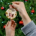 thumbnail image 4 of Proud Corgi Mom Happy Mother's Day with Love Ceramic Round Ornament Welsh Corgi Dog Lover Gifts Idea Home Tree Decor - 02003, 4 of 5