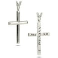 thumbnail image 3 of Men's Stainless Ridge Cross Necklace-John 19:30 by Shields of Strength, 3 of 4