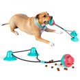 thumbnail image 3 of PENGXAING Pet Double Sucker Serrated Molar Ball Toy Multifunction Interactive Pet Aggressive Chewers Rope, 3 of 5