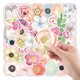 thumbnail image 3 of Pegatinas de vinilo impermeable con plantas y flores, 50 unidades/lote, 3 of 5