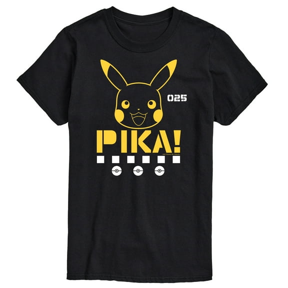 Pokémon - Pika Face - Men's Short Sleeve Graphic T-Shirt
