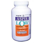 3 Pack MAJOR Aspir-Low Dose Aspirin 81mg Enteric Coated Tablets 1000 Each