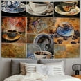 thumbnail image 2 of Orinice Coffee Tapestry Wall Hanging Unique Style Graphic Tapestries Home Decor Art Living Room Bedroom Dorm Decoration 40x60inch, 2 of 6